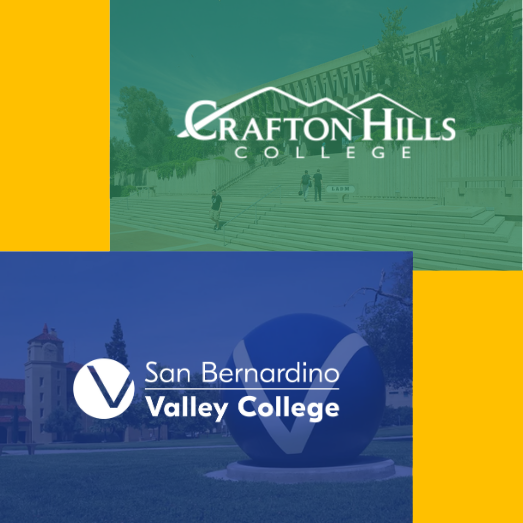 collage of two college logos 
