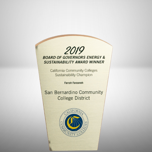 California Community Colleges Sustainability Champion 2019