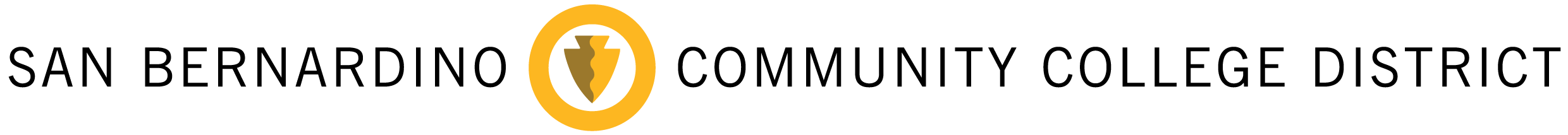 SBCCD secondary logo gold single line