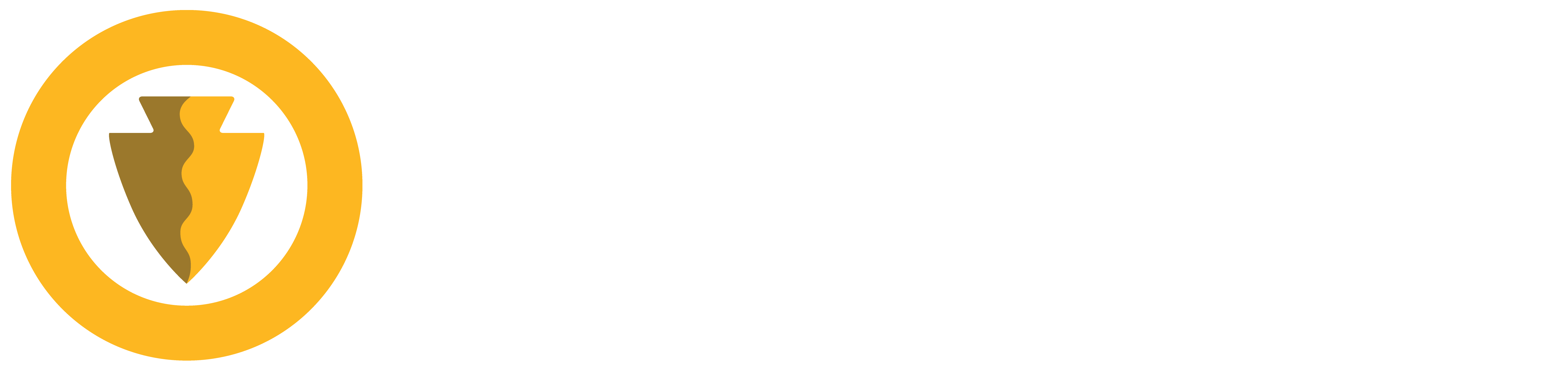 SBCCD secondary logo gold, text right 2 lines (reversed)